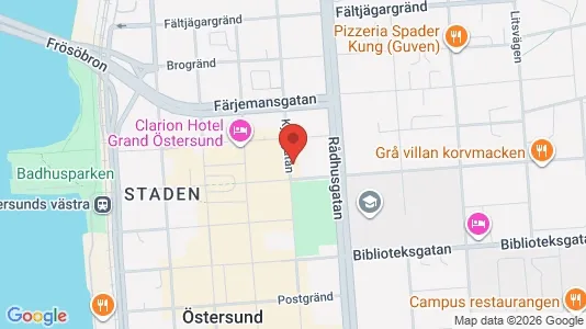 Lägenheter att hyra i Östersund - Bild från Google Street View