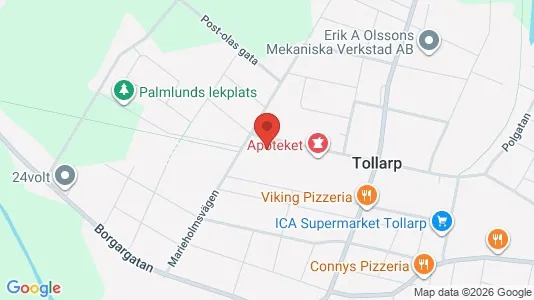 Lägenheter att hyra i Kristianstad - kort over placeringen