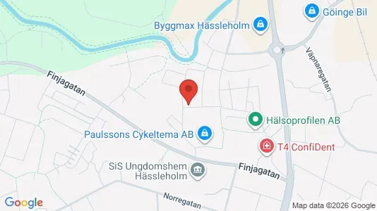 Lägenheter att hyra i Hässleholm - kort over placeringen