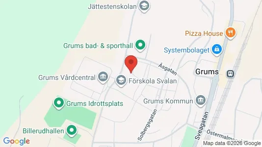 Lägenheter att hyra i Grums - kort over placeringen