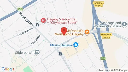 Lägenheter att hyra i Norrköping - kort over placeringen
