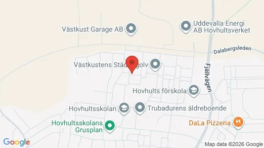 Lägenheter att hyra i Uddevalla - kort over placeringen
