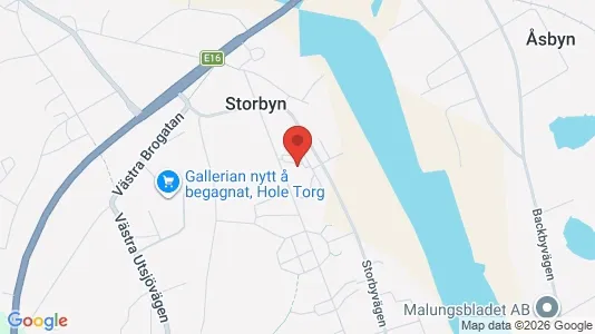 Lägenheter att hyra i Malung-Sälen - kort over placeringen