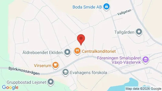 Lägenheter att hyra i Hultsfred - kort over placeringen