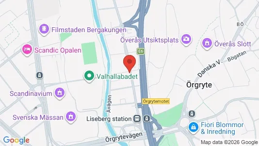 Lägenheter att hyra i Örgryte-Härlanda - kort over placeringen