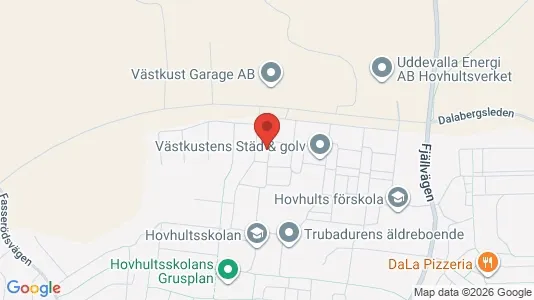 Lägenheter att hyra i Uddevalla - kort over placeringen
