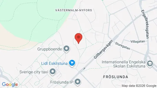 Lägenheter att hyra i Eskilstuna - kort over placeringen