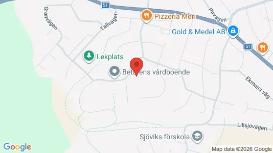 Lägenheter att hyra i Finspång - kort over placeringen