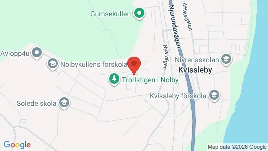 Lägenheter att hyra i Sundsvall - kort over placeringen
