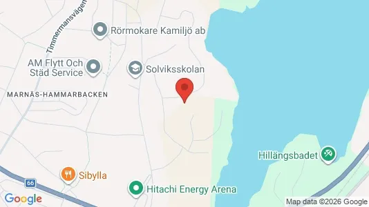 Lägenheter att hyra i Ludvika - kort over placeringen