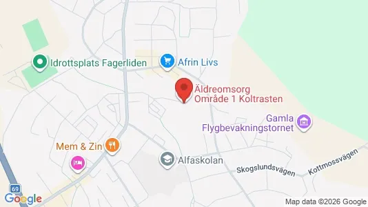Lägenheter att hyra i Fagersta - kort over placeringen