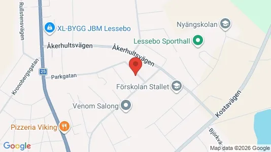 Lägenheter att hyra i Lessebo - kort over placeringen