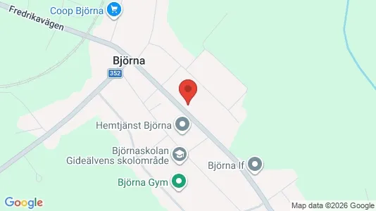 Lägenheter att hyra i Örnsköldsvik - kort over placeringen