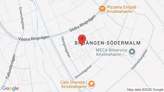 Lägenheter att hyra i Kristinehamn - kort over placeringen