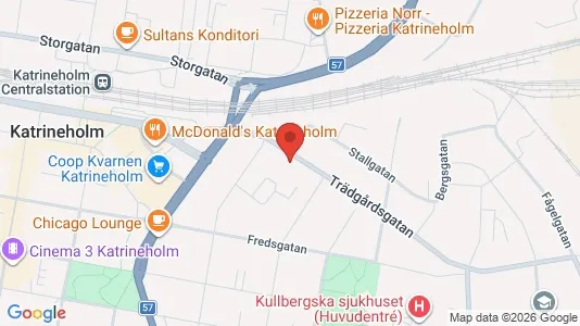 Lägenheter att hyra i Katrineholm - kort over placeringen