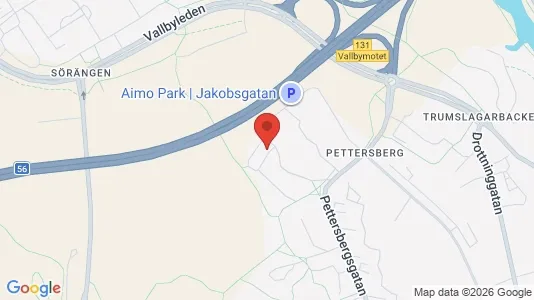 Lägenheter att hyra i Västerås - kort over placeringen