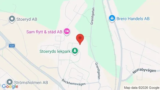 Lägenheter att hyra i Tranås - kort over placeringen