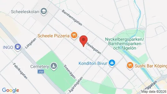 Lägenheter att hyra i Köping - kort over placeringen