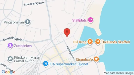 Lägenheter att hyra i Åmål - kort over placeringen