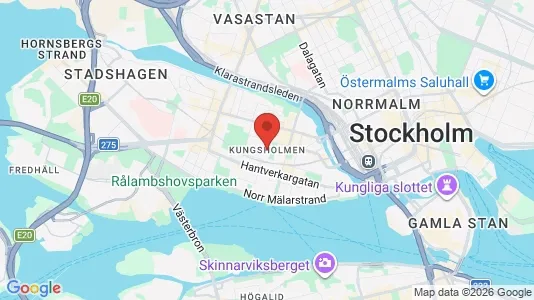 Hus att hyra i Kungsholmen - kort over placeringen