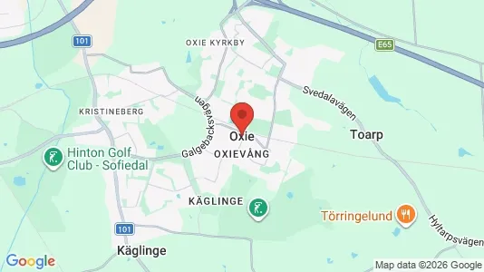 Hus att hyra i Oxie - Bild från Google Street View