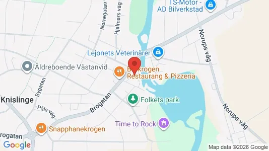 Lägenheter att hyra i Östra Göinge - kort over placeringen