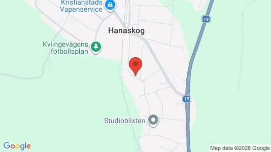 Lägenheter att hyra i Östra Göinge - kort over placeringen