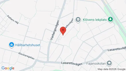 Lägenheter att hyra i Falkenberg - kort over placeringen