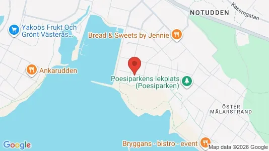 Lägenheter att hyra i Västerås - kort over placeringen