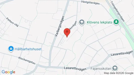 Lägenheter att hyra i Falkenberg - kort over placeringen