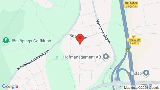 Lägenheter att hyra i Jönköping - kort over placeringen