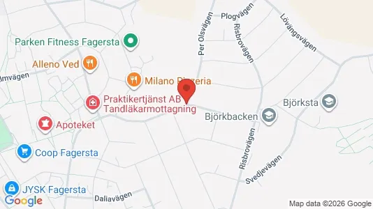 Lägenheter att hyra i Fagersta - kort over placeringen