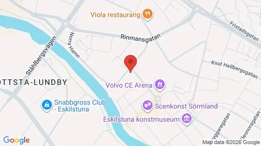 Lägenheter att hyra i Eskilstuna - kort over placeringen