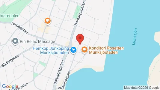 Lägenheter att hyra i Jönköping - kort over placeringen