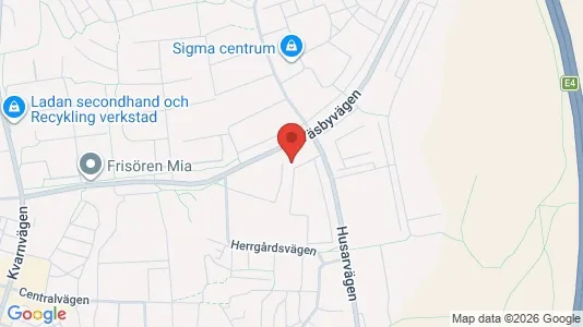 Lägenheter att hyra i Upplands Väsby - kort over placeringen