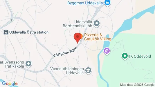 Lägenheter att hyra i Uddevalla - kort over placeringen