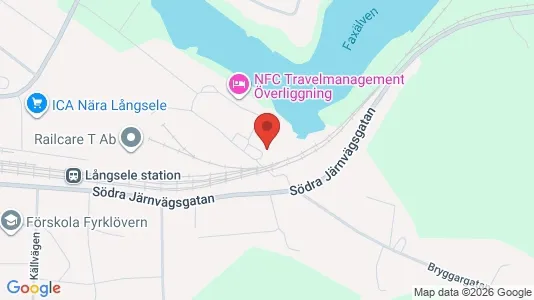 Lägenheter att hyra i Sollefteå - kort over placeringen