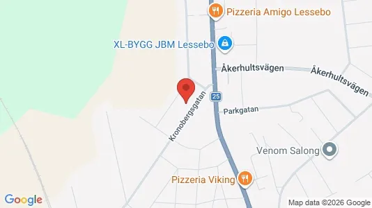 Lägenheter att hyra i Lessebo - kort over placeringen