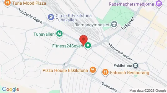Lägenheter att hyra i Eskilstuna - kort over placeringen