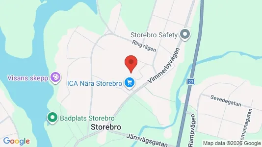 Lägenheter att hyra i Vimmerby - kort over placeringen