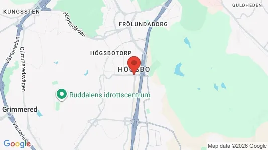Hus att hyra i Askim-Frölunda-Högsbo - kort over placeringen