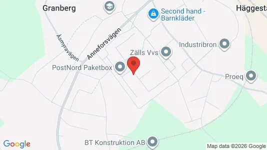 Lägenheter att hyra i Bollnäs - kort over placeringen