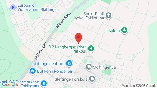 Lägenheter att hyra i Eskilstuna - kort over placeringen