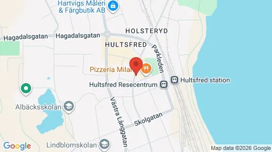 Lägenheter att hyra i Hultsfred - kort over placeringen