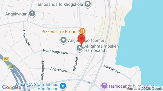 Lägenheter att hyra i Härnösand - kort over placeringen