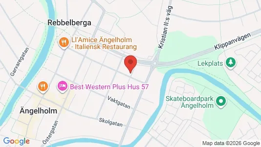 Lägenheter att hyra i Ängelholm - kort over placeringen