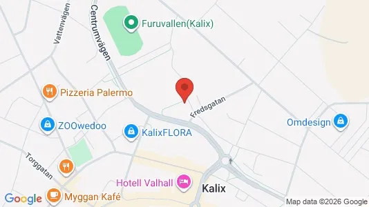 Lägenheter att hyra i Kalix - kort over placeringen