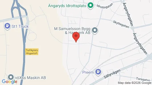 Lägenheter att hyra i Tranås - kort over placeringen