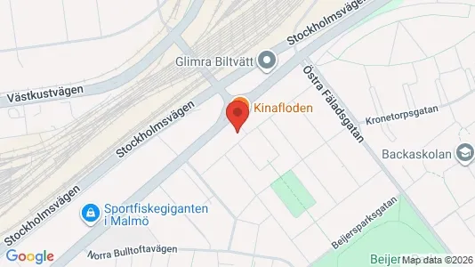 Lägenheter att hyra i Kirseberg - kort over placeringen