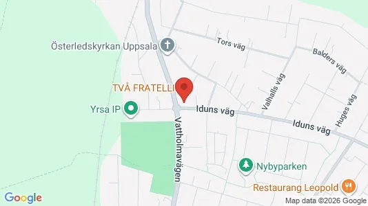 Lägenheter att hyra i Uppsala - kort over placeringen